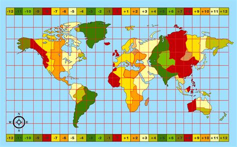 gmt 2 time zone map.